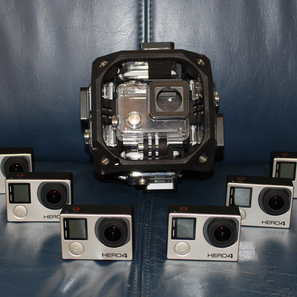 360°-Rig mit Actioncams