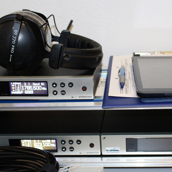 Equipment für Audioaufnahmen
